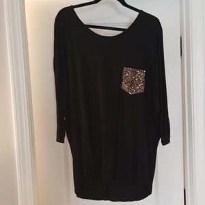 Piko with Sequin Pocket